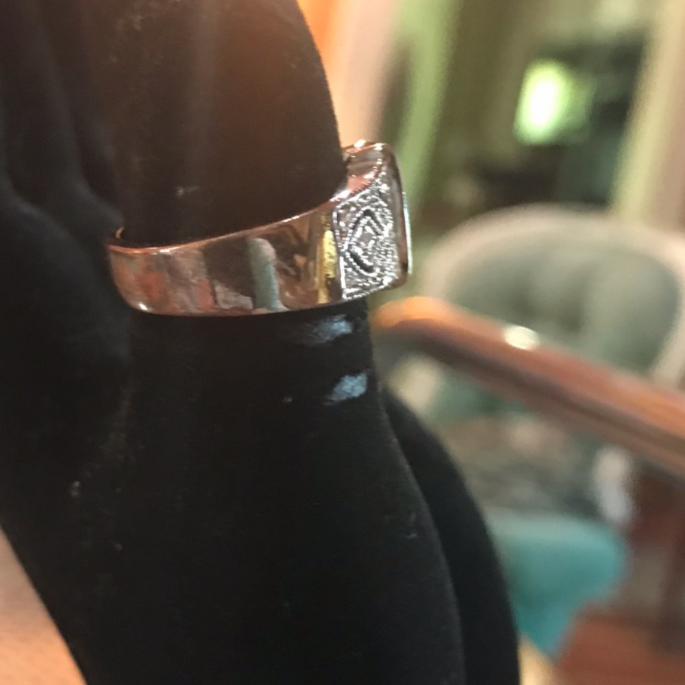 DIAMOND AND TURMALINE RING - Picture 5 of 8